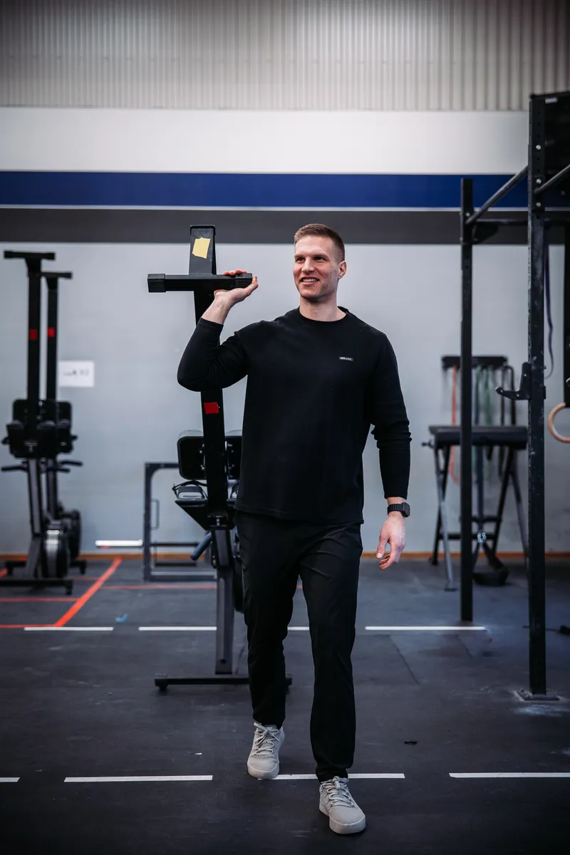 Linus flyttar roddmaskin